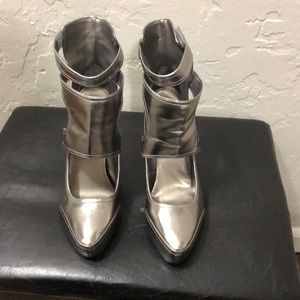 Space Silver Heels